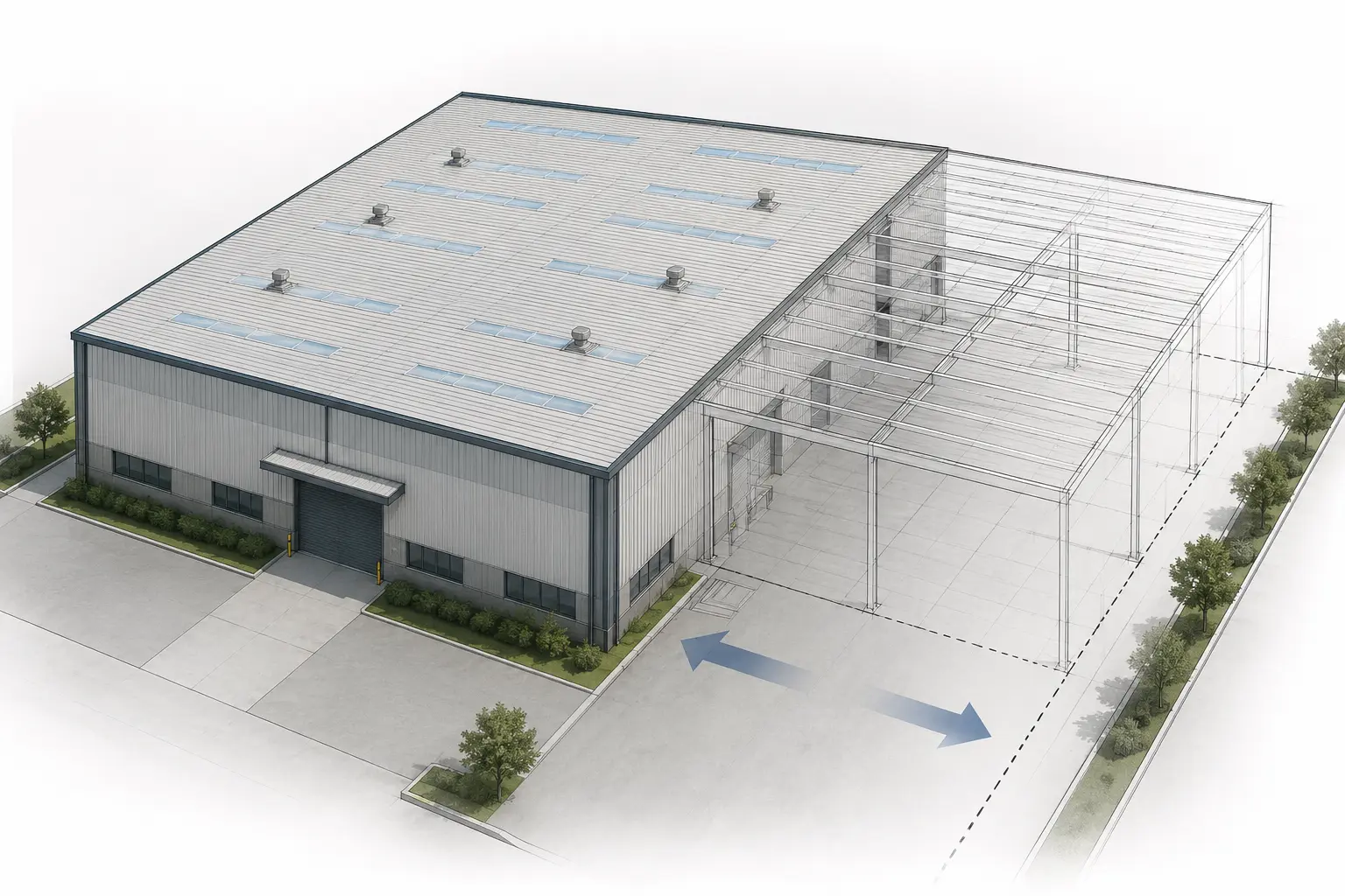 Built to grow with you benefit of Jupiter Steel pre-engineered buildings