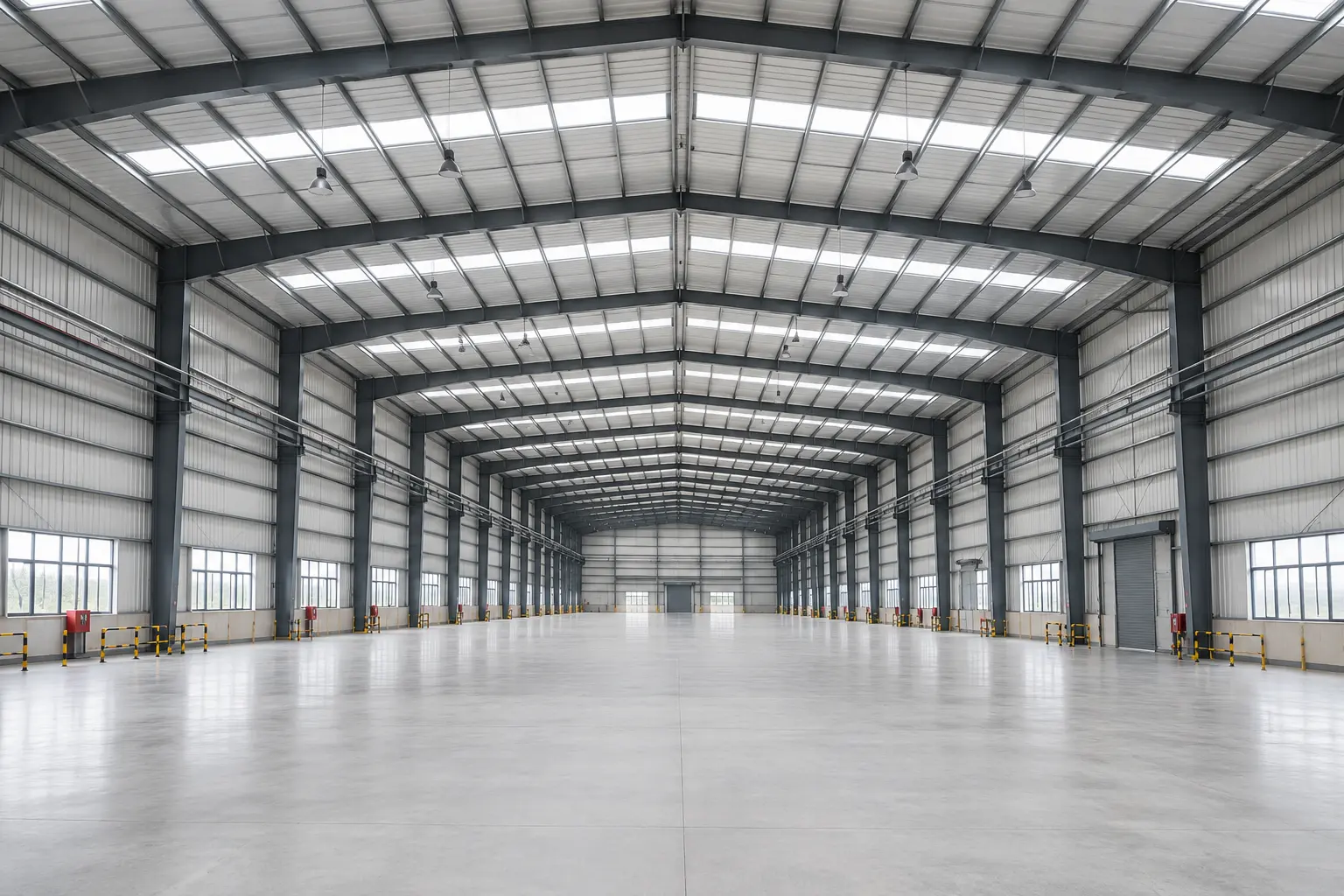 Column-free interiors benefit of Jupiter Steel pre-engineered buildings
