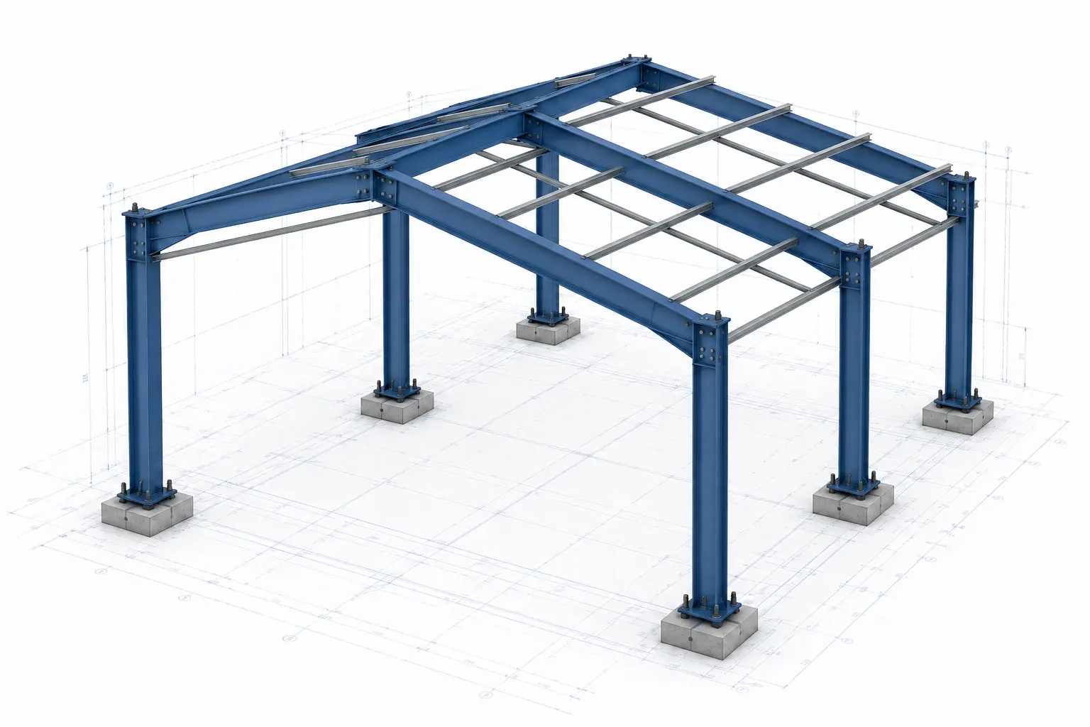 Secondary Framing component of a Jupiter Steel pre-engineered building