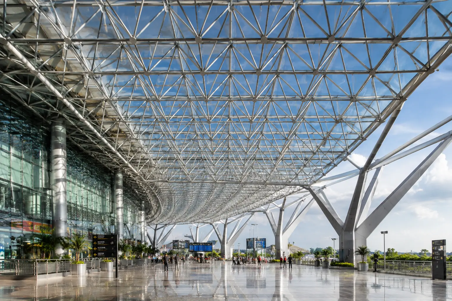 Space Frame Structures — an architectural steel element by Jupiter Steel Buildings
